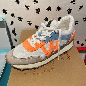 Vintage Havana Sneaker Orange and Blue Accents